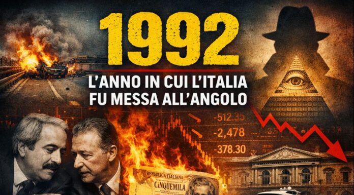 1992. L’ANNO IN CUI L’ITALIA FU MESSA ALL’ANGOLO