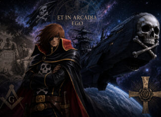 Capitan Harlock e il Segreto dell’Arcadia: il Pirata delle Stelle tra Esoterismo, Rosacroce e Simbologia Massonica